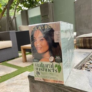 Clairol Natural Instincts - Color 3 (Brown/Black) Pack of 3